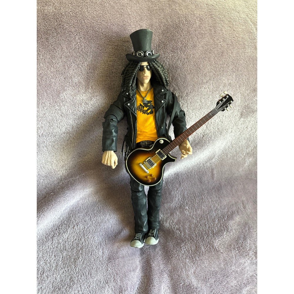 McFarlane Toys Slash Guns N Roses Action Figure with Guitar Series 2 Rock Star